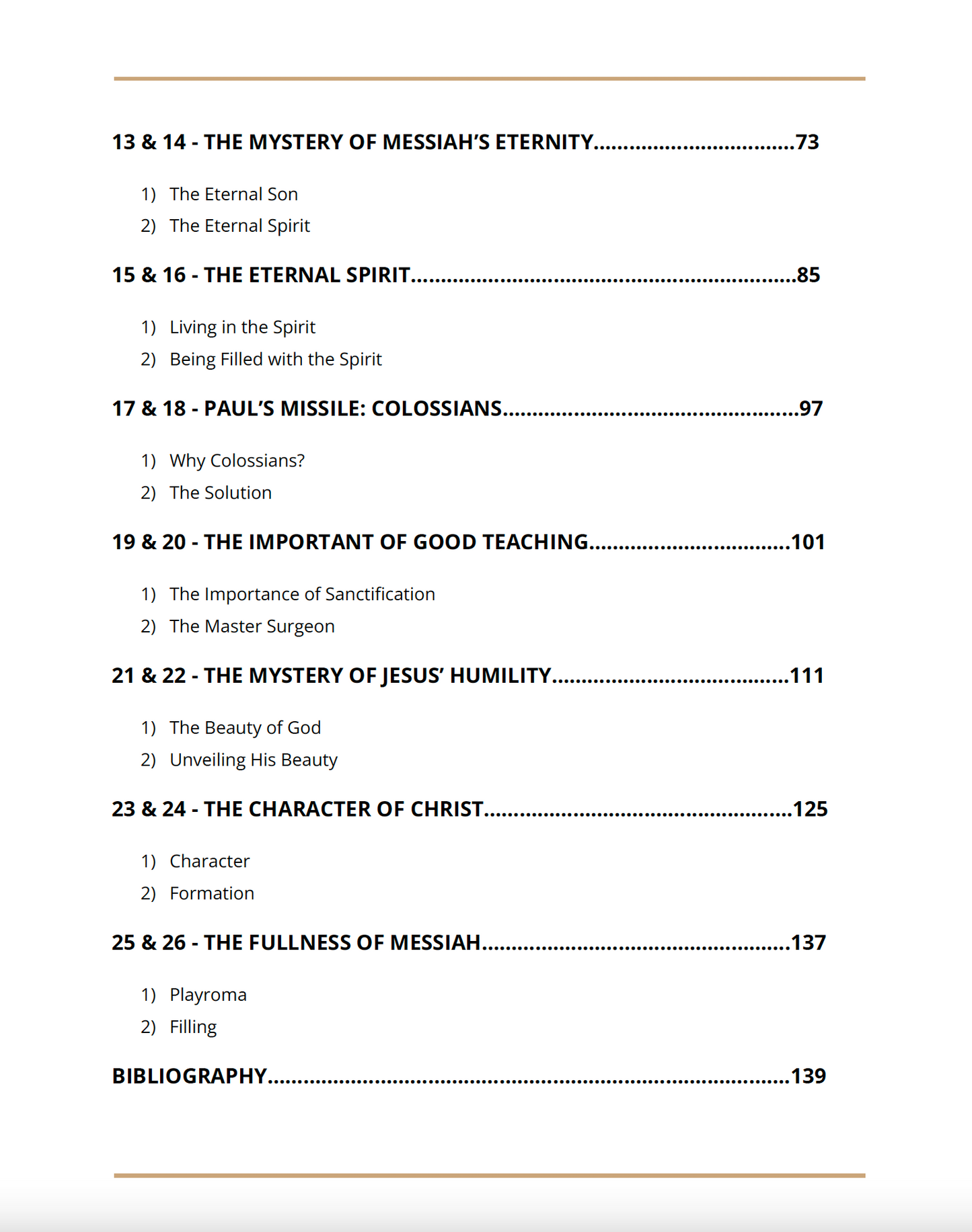 Living in the Outpouring (Course Manual)