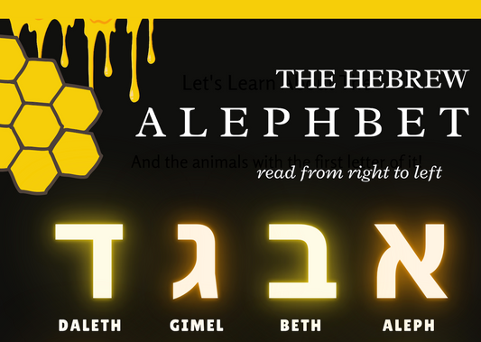 El alfabeto hebreo (infografía)